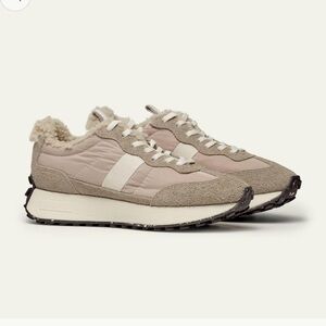 SeaVees Women's Sneakers in Cream and Tan